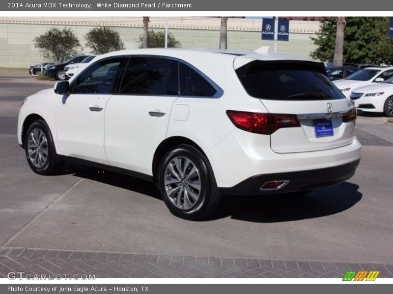 White Diamond Pearl / Parchment 2014 Acura MDX Technology