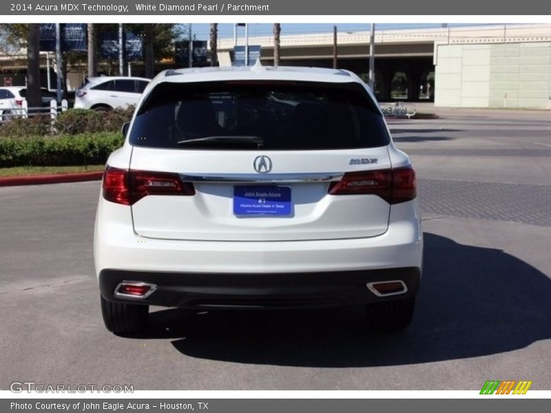 White Diamond Pearl / Parchment 2014 Acura MDX Technology