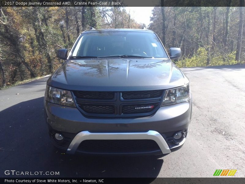 Granite Pearl-Coat / Black 2017 Dodge Journey Crossroad AWD