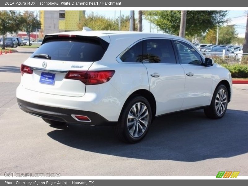 White Diamond Pearl / Parchment 2014 Acura MDX Technology
