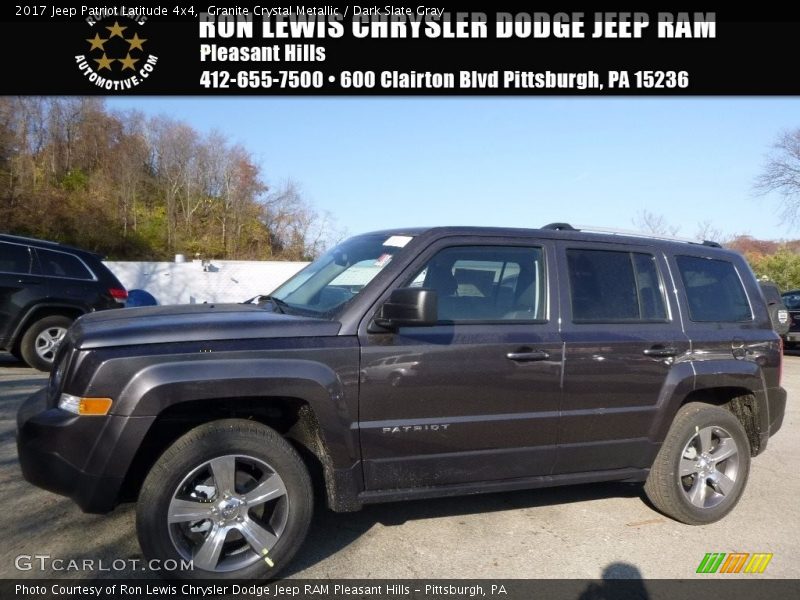 Granite Crystal Metallic / Dark Slate Gray 2017 Jeep Patriot Latitude 4x4