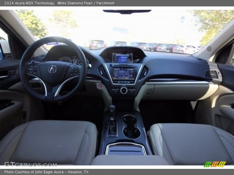 White Diamond Pearl / Parchment 2014 Acura MDX Technology