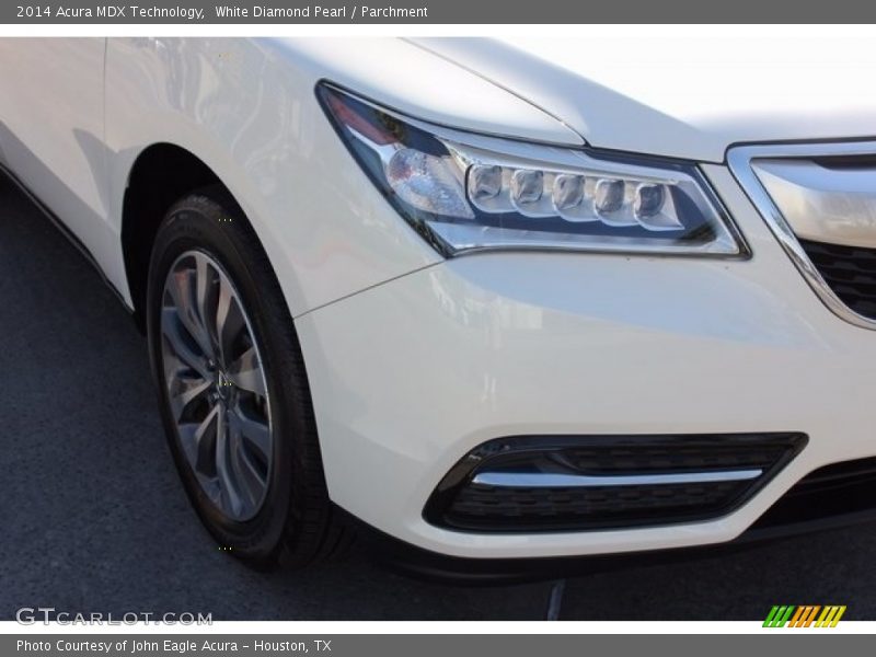 White Diamond Pearl / Parchment 2014 Acura MDX Technology