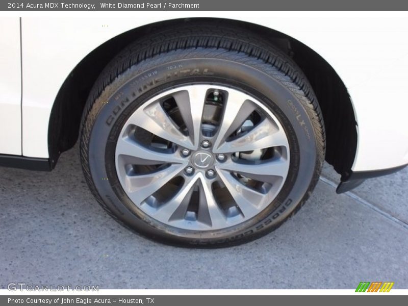 White Diamond Pearl / Parchment 2014 Acura MDX Technology
