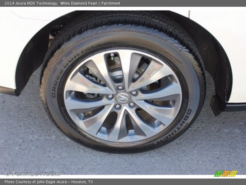 White Diamond Pearl / Parchment 2014 Acura MDX Technology
