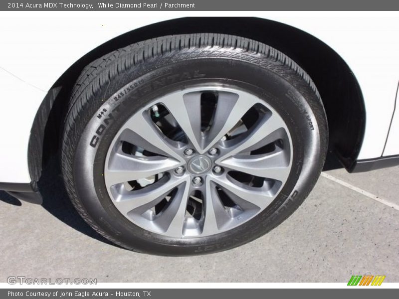 White Diamond Pearl / Parchment 2014 Acura MDX Technology