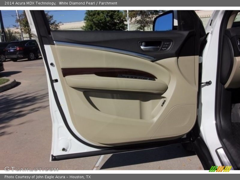 White Diamond Pearl / Parchment 2014 Acura MDX Technology
