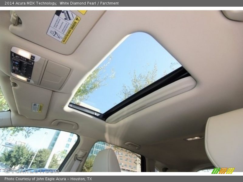 White Diamond Pearl / Parchment 2014 Acura MDX Technology