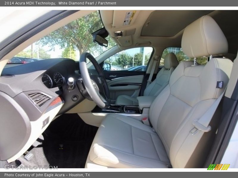 White Diamond Pearl / Parchment 2014 Acura MDX Technology