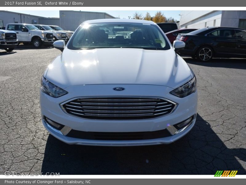 Oxford White / Ebony 2017 Ford Fusion SE
