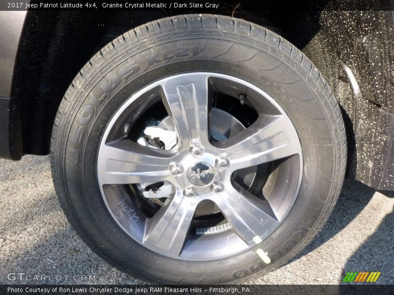 Granite Crystal Metallic / Dark Slate Gray 2017 Jeep Patriot Latitude 4x4
