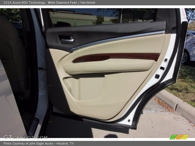 White Diamond Pearl / Parchment 2014 Acura MDX Technology