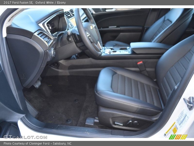 Oxford White / Ebony 2017 Ford Fusion SE
