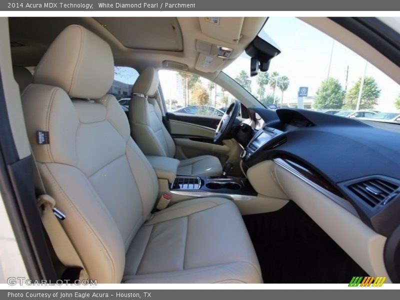 White Diamond Pearl / Parchment 2014 Acura MDX Technology