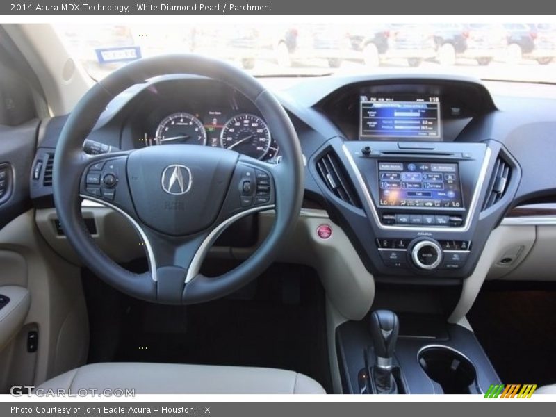 White Diamond Pearl / Parchment 2014 Acura MDX Technology
