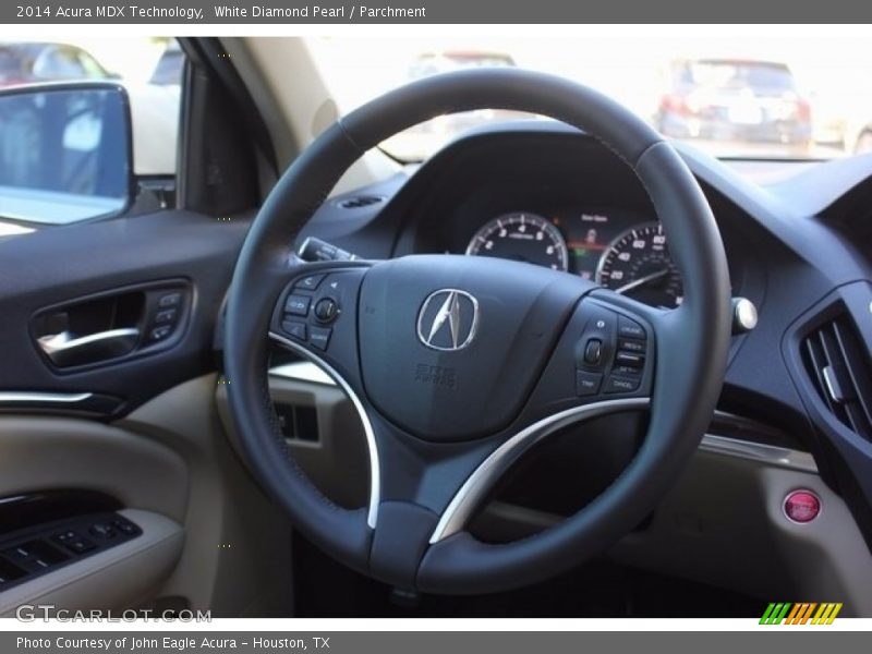 White Diamond Pearl / Parchment 2014 Acura MDX Technology