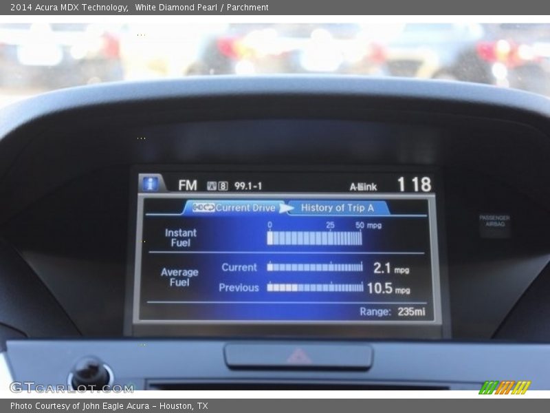 White Diamond Pearl / Parchment 2014 Acura MDX Technology