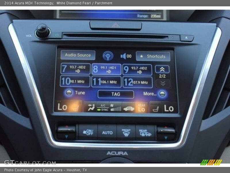 White Diamond Pearl / Parchment 2014 Acura MDX Technology