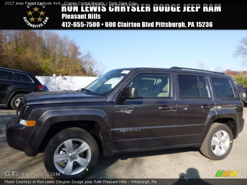 Granite Crystal Metallic / Dark Slate Gray 2017 Jeep Patriot Latitude 4x4