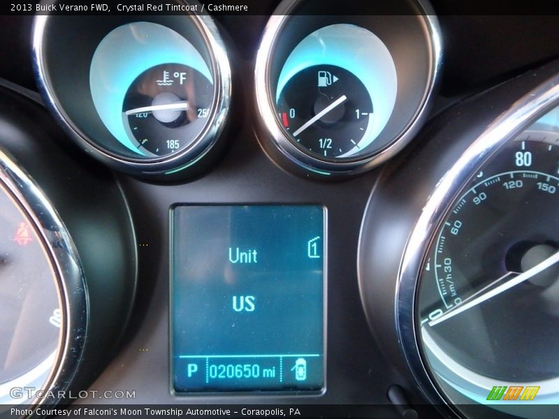 Crystal Red Tintcoat / Cashmere 2013 Buick Verano FWD
