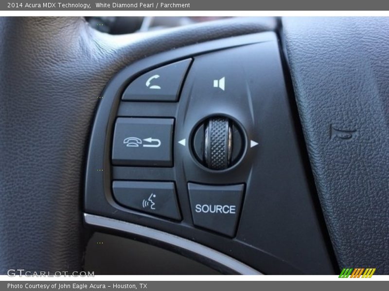 White Diamond Pearl / Parchment 2014 Acura MDX Technology