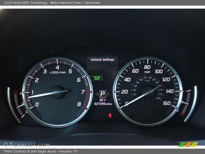 White Diamond Pearl / Parchment 2014 Acura MDX Technology