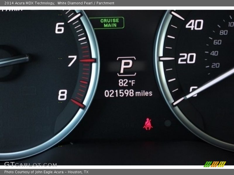 White Diamond Pearl / Parchment 2014 Acura MDX Technology