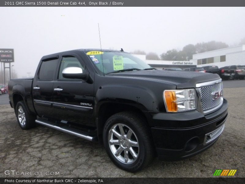 Onyx Black / Ebony 2011 GMC Sierra 1500 Denali Crew Cab 4x4