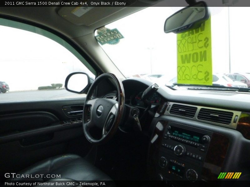 Onyx Black / Ebony 2011 GMC Sierra 1500 Denali Crew Cab 4x4