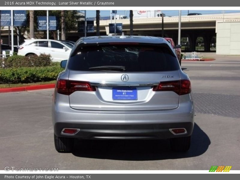 Lunar Silver Metallic / Graystone 2016 Acura MDX Technology