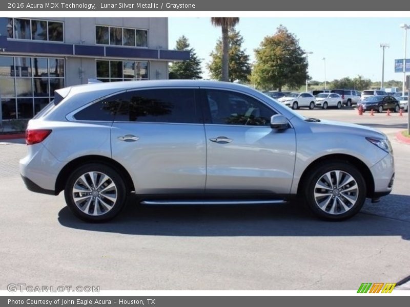 Lunar Silver Metallic / Graystone 2016 Acura MDX Technology