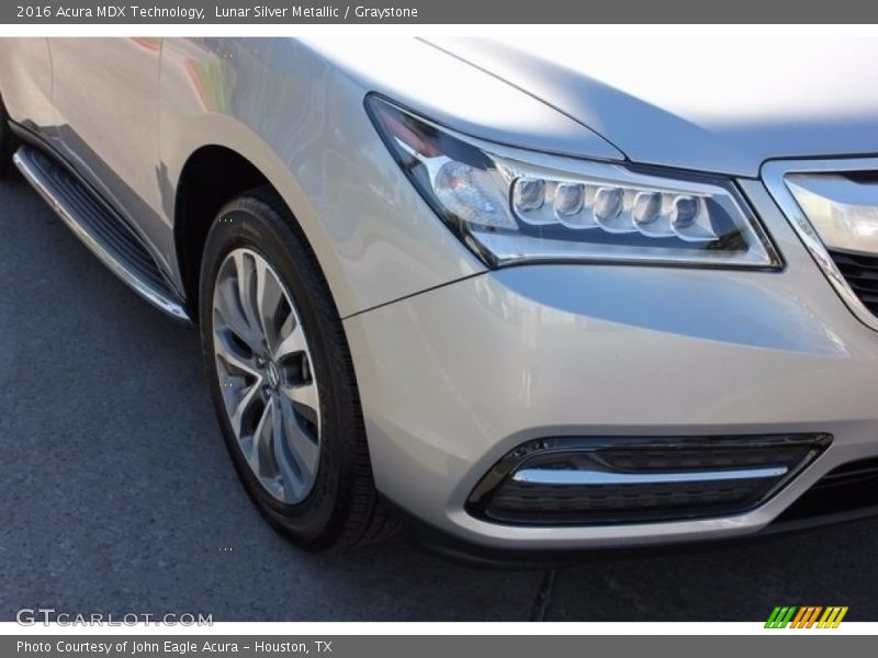 Lunar Silver Metallic / Graystone 2016 Acura MDX Technology