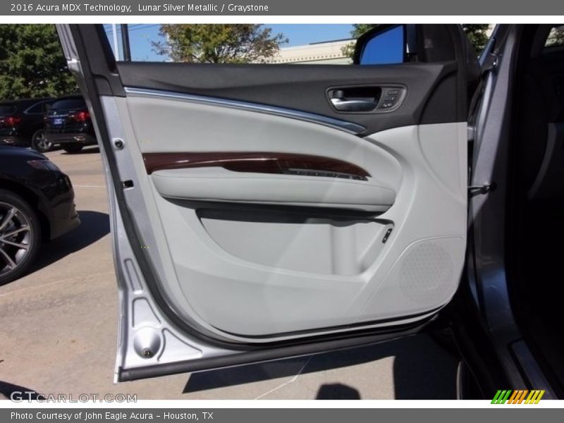 Lunar Silver Metallic / Graystone 2016 Acura MDX Technology