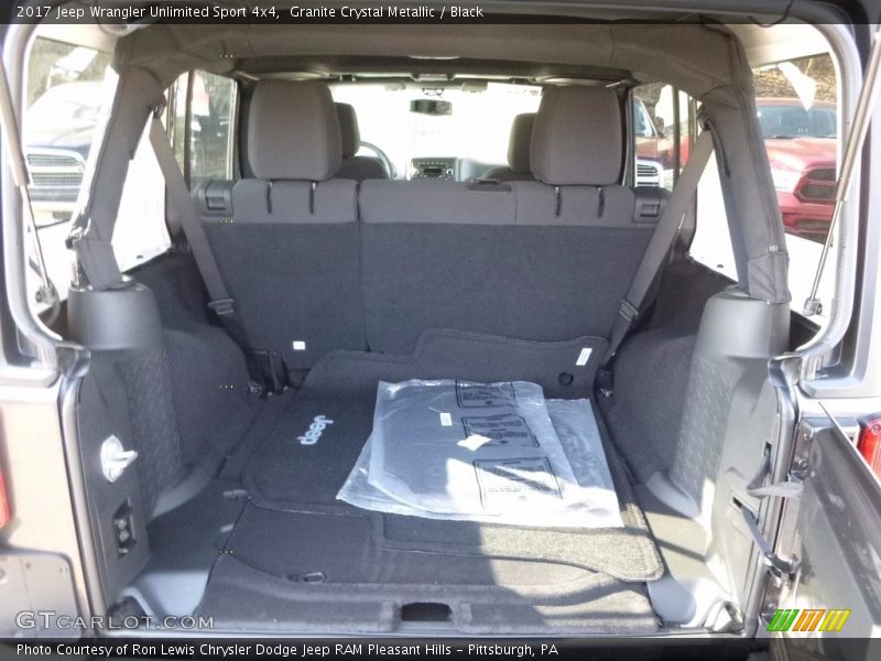Granite Crystal Metallic / Black 2017 Jeep Wrangler Unlimited Sport 4x4