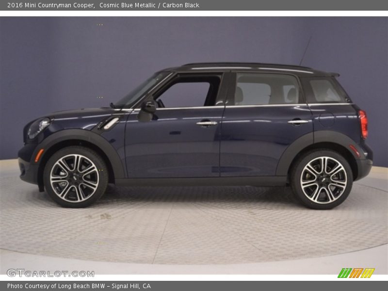 Cosmic Blue Metallic / Carbon Black 2016 Mini Countryman Cooper
