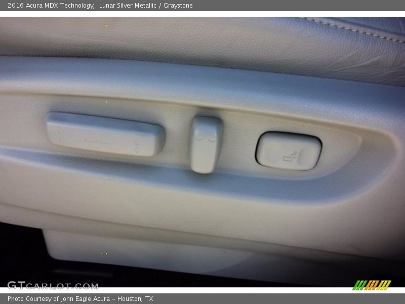 Lunar Silver Metallic / Graystone 2016 Acura MDX Technology