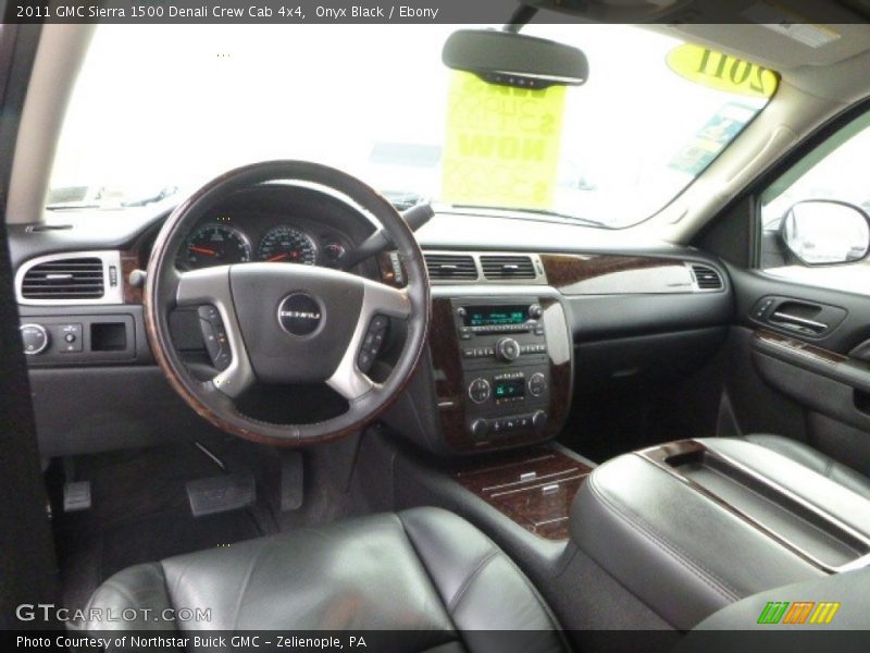 Onyx Black / Ebony 2011 GMC Sierra 1500 Denali Crew Cab 4x4