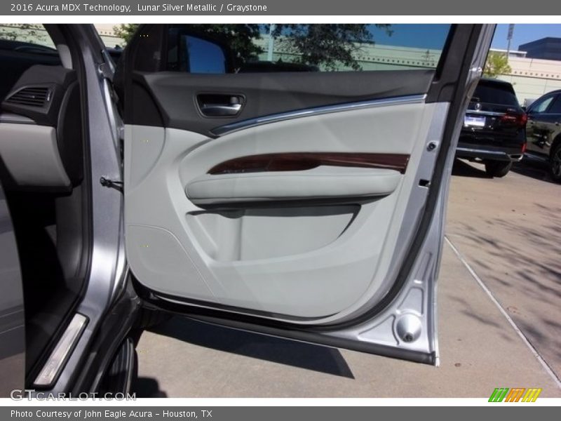 Lunar Silver Metallic / Graystone 2016 Acura MDX Technology