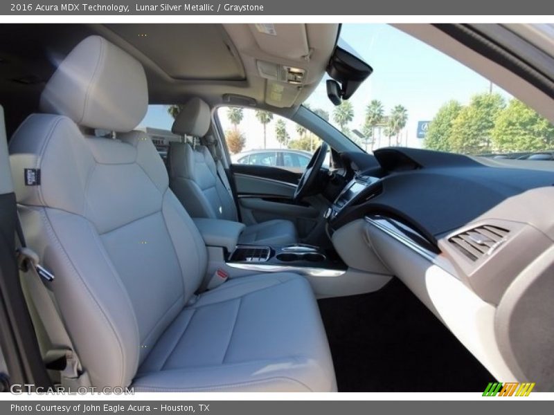 Lunar Silver Metallic / Graystone 2016 Acura MDX Technology