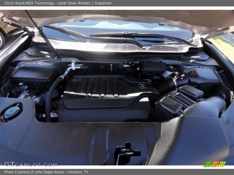 Lunar Silver Metallic / Graystone 2016 Acura MDX Technology