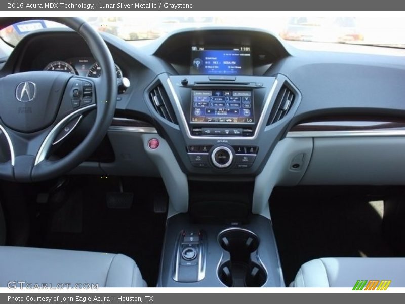 Lunar Silver Metallic / Graystone 2016 Acura MDX Technology