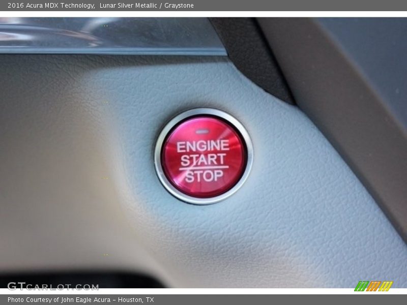 Lunar Silver Metallic / Graystone 2016 Acura MDX Technology