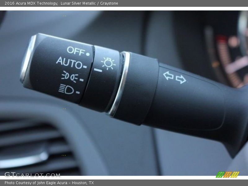 Lunar Silver Metallic / Graystone 2016 Acura MDX Technology