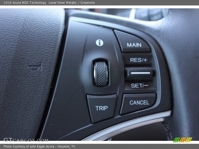 Lunar Silver Metallic / Graystone 2016 Acura MDX Technology