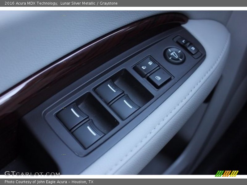 Lunar Silver Metallic / Graystone 2016 Acura MDX Technology