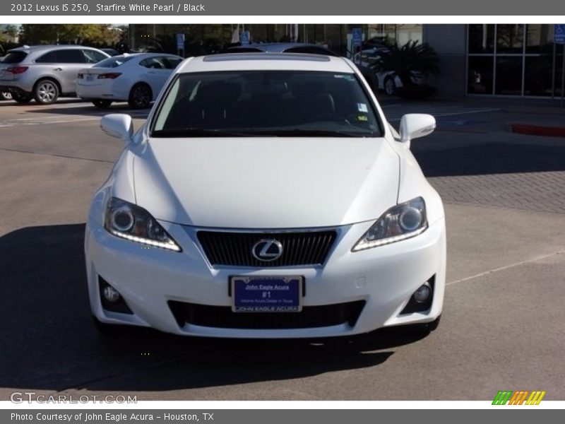 Starfire White Pearl / Black 2012 Lexus IS 250
