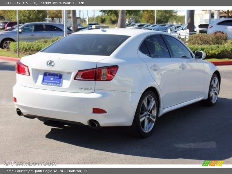 Starfire White Pearl / Black 2012 Lexus IS 250