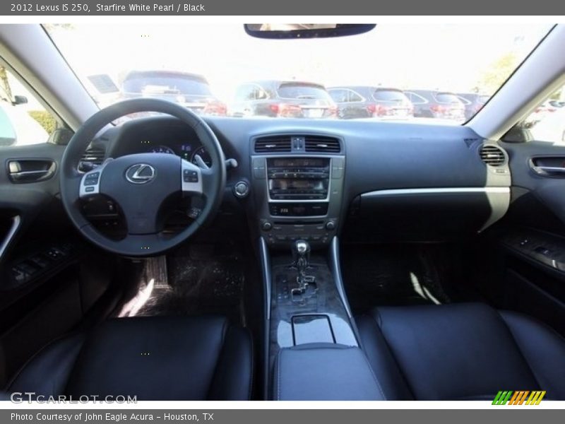 Starfire White Pearl / Black 2012 Lexus IS 250