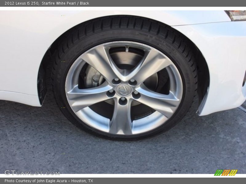 Starfire White Pearl / Black 2012 Lexus IS 250