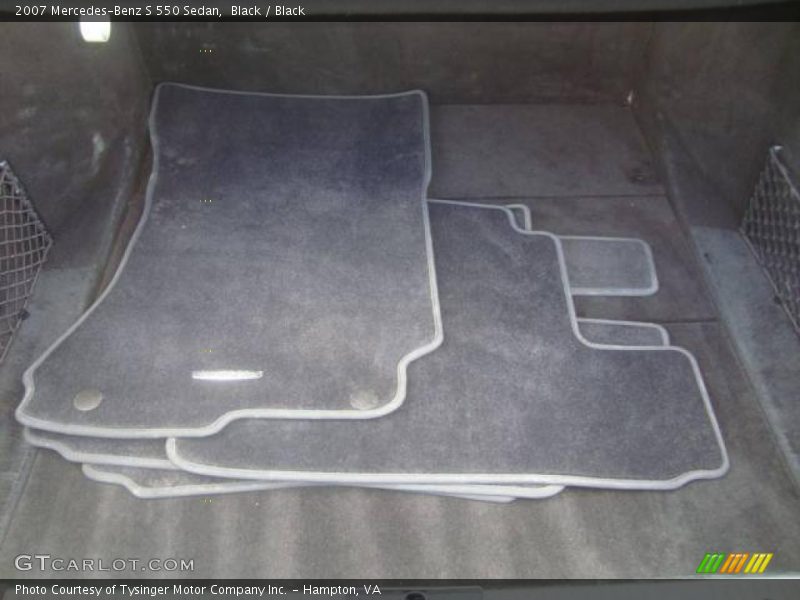 Black / Black 2007 Mercedes-Benz S 550 Sedan